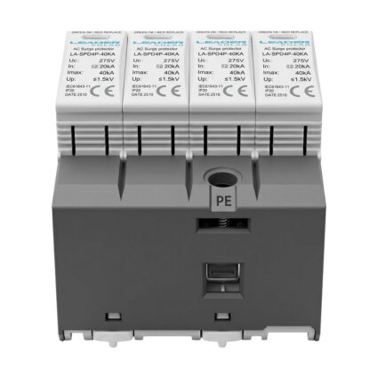 Обмежувач напруги Leader LA-SPD4P-40KA (3P+N) 275V AC під DIN-рейку - Зображення 5