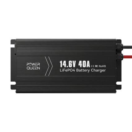 Зарядний пристрій для акумуляторних батарей LiFePO4 14.6V/40A Power Queen P12V40A-BCHA-Y - Зображення 2