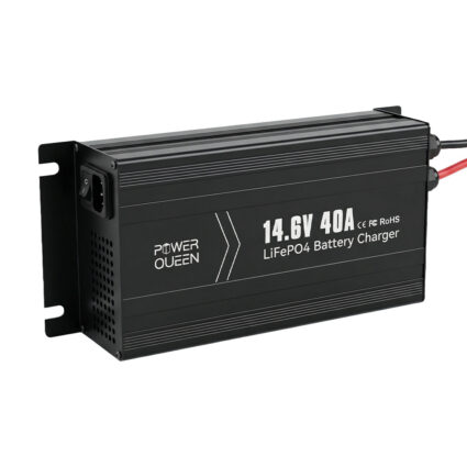 Зарядний пристрій для акумуляторних батарей LiFePO4 14.6V/40A Power Queen P12V40A-BCHA-Y - Зображення 5