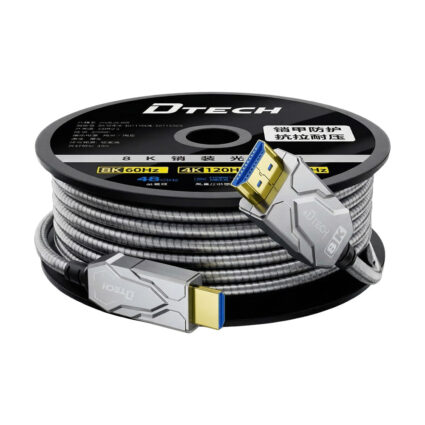 Кабель оптичний армований HDMI 2.1 70m Dtech DT-HF8070K - Зображення 4