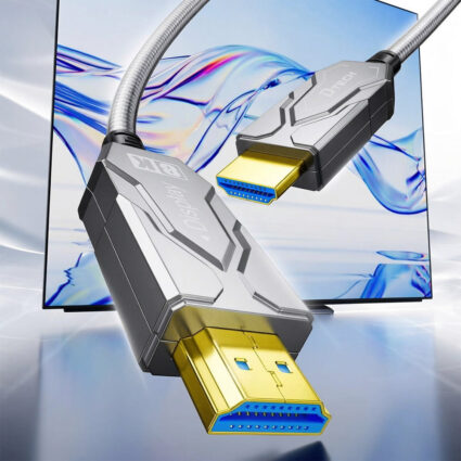 Кабель оптичний армований HDMI 2.1 80m Dtech DT-HF8080K - Зображення 5