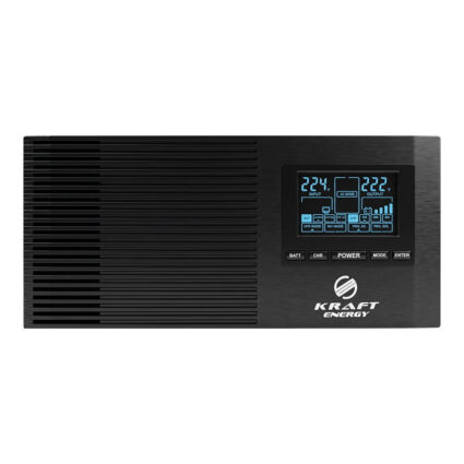 Інвертор Kraft KRF-AVR800VA/640W-12V з правильною синусоїдою під зовнішній акумулятор — изображение 2