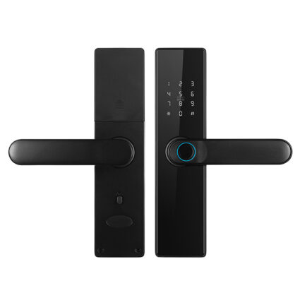 Замок біометричний автономний Trinix TRL-5402BTF Black з Bluetooth, зчитувачем відбитків пальців і карт Mifare — изображение 4