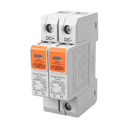 Обмежувач напруги TOMZN TZG40-PV 2P 600V DC під DIN-рейку — изображение 2