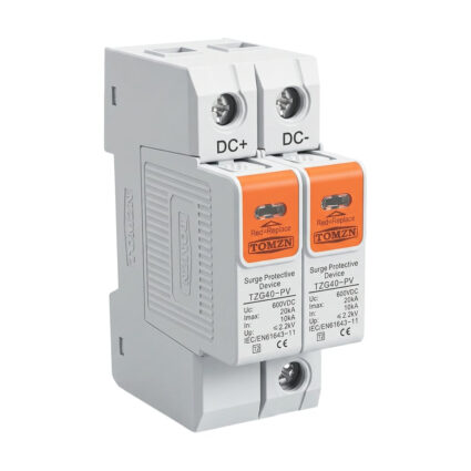 Обмежувач напруги TOMZN TZG40-PV 2P 600V DC під DIN-рейку — изображение 4