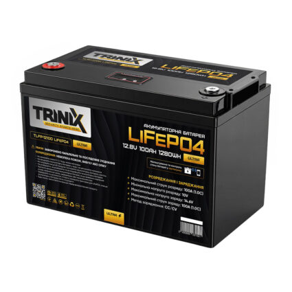 Комплект резервного живлення 1000W 1280Wh: інвертор з функцією ДБЖ Kraft KRF-AVR1200VA/1KW-12V + акумуляторна батарея LiFePO4 12.8V 100Ah з Bluetooth Trinix TLFP-12100 Ultra - Зображення 3