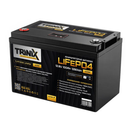 Комплект резервного живлення 640W 1280Wh: інвертор з функцією ДБЖ Kraft KRF-AVR800VA/640W-12V + акумуляторна батарея LiFePO4 12.8V 100Ah з Bluetooth Trinix TLFP-12100 Ultra - Зображення 3