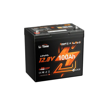 Комплект резервного живлення 1000W 1280Wh: інвертор з функцією ДБЖ Kraft KRF-AVR1200VA/1KW-12V + акумуляторна батарея LiFePO4 12.8V 100Ah з Bluetooth LiTime Xtramini L12V100-100-XTRA-MINI-BT-4-A55 - Зображення 3