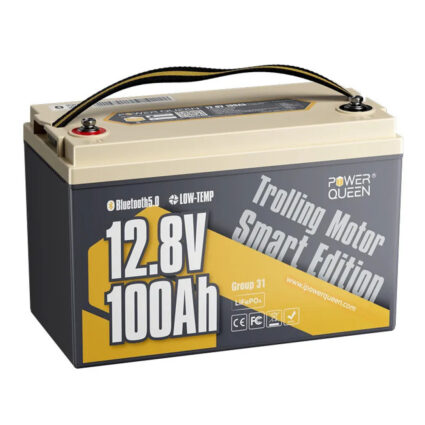 Комплект резервного живлення 1000W 1280Wh: інвертор з функцією ДБЖ Kraft KRF-AVR1200VA/1KW-12V + акумуляторна батарея LiFePO4 12.8V 100Ah з Bluetooth Low-temp Power Queen P12V100-100-LTP-BT-4-A100 тягова - Зображення 3