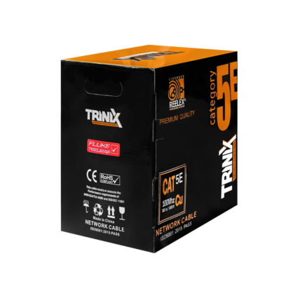 Кабель вита пара  UTP CAT5E CU 0.51mm LSZH Indoor Trinix 305m - Зображення 2
