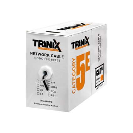 Кабель вита пара FTP CAT5E CCA 0.51mm LDPE Outdoor Trinix 305m — изображение 3