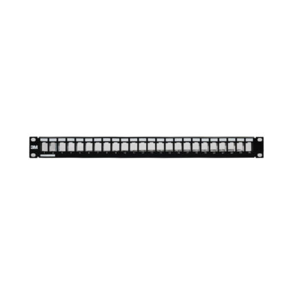 Патч-панель 24 порти Keystone NVC-P-05/24 19" 1U неекранована - Зображення 2