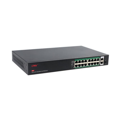 PoE-комутатор некерований 19-портовий ONV ONV-H1016PFD з 16 портами PoE - Зображення 3