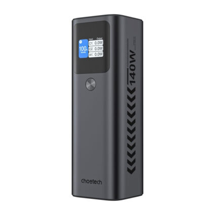 Повербанк 27000mAh Choetech B670 Grey 140W QC3.0 PD3.1 TFT Smart дисплей