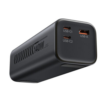 Повербанк 27000mAh Choetech B670 Grey 140W QC3.0 PD3.1 TFT Smart дисплей — изображение 3