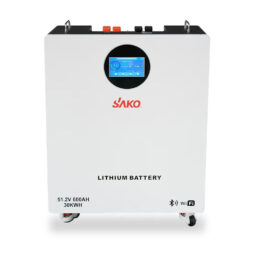 Акумуляторна батарея літій-залізо-фосфатна LiFePO4 600А*год 51.2В 30720Вт*год Sako Li-Sun series SK-51.2V600Ah настінний / підлоговий монтаж