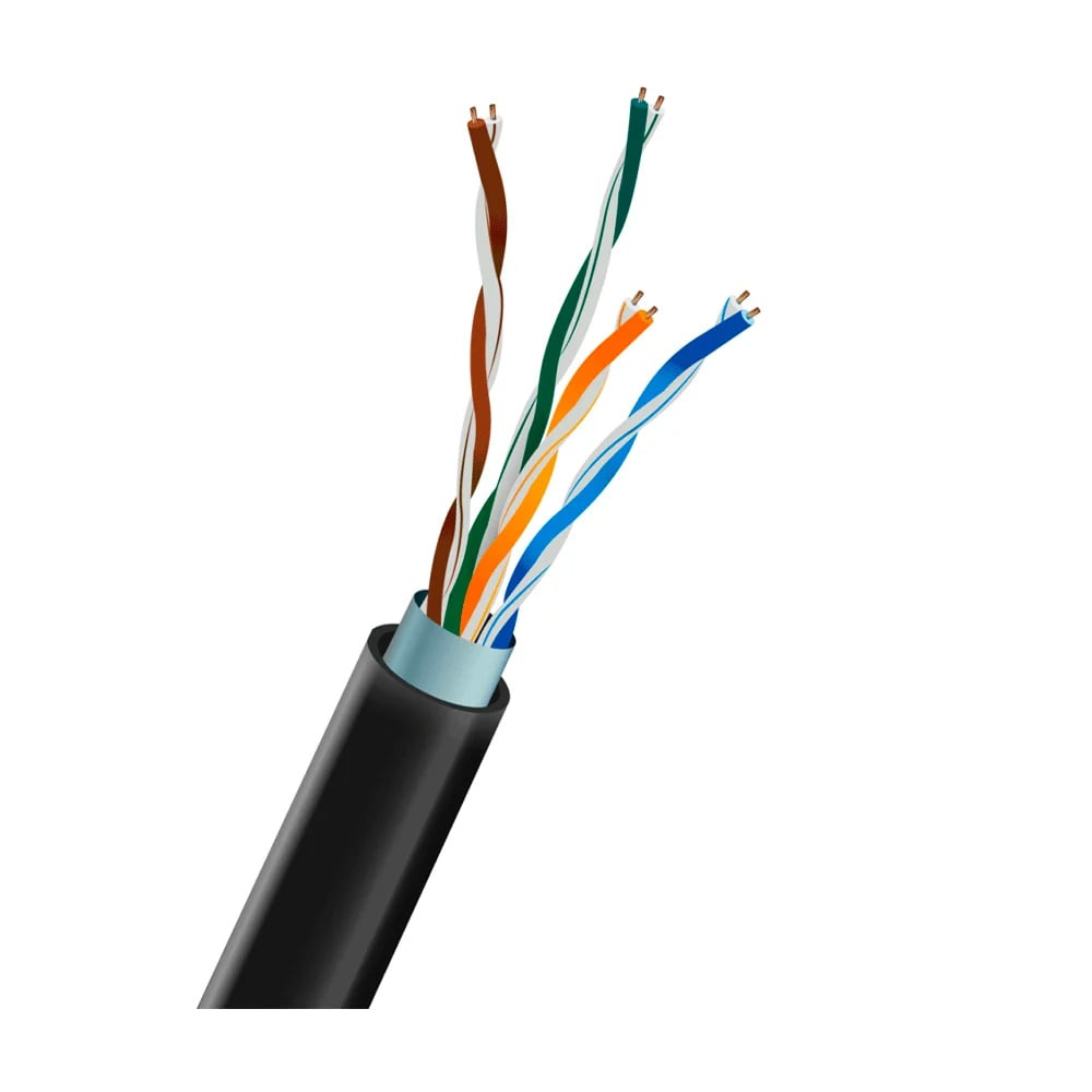 000025422_1_26 Кабель вита пара FTP CAT6 CU 0.57mm LDPE Outdoor Trinix 305m - Зображення 1