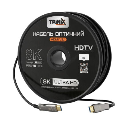 Кабель HDMI V2.1 оптичний 30м Trinix (AOC-HDMI8k-30m)
