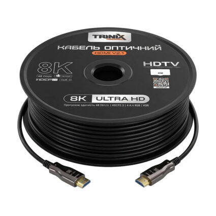 Кабель HDMI V2.1 оптичний 40м Trinix (AOC-HDMI8k-40m) - Зображення 4