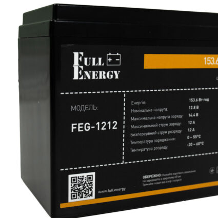 Акумулятор LiFePO4 12.8В 12А·год 153 Вт·год Full Energy FEG-1212 для ДБЖ - Зображення 4
