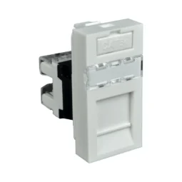 Адаптер модульний з комп'ютерним роз'ємом RJ-45; 45х22