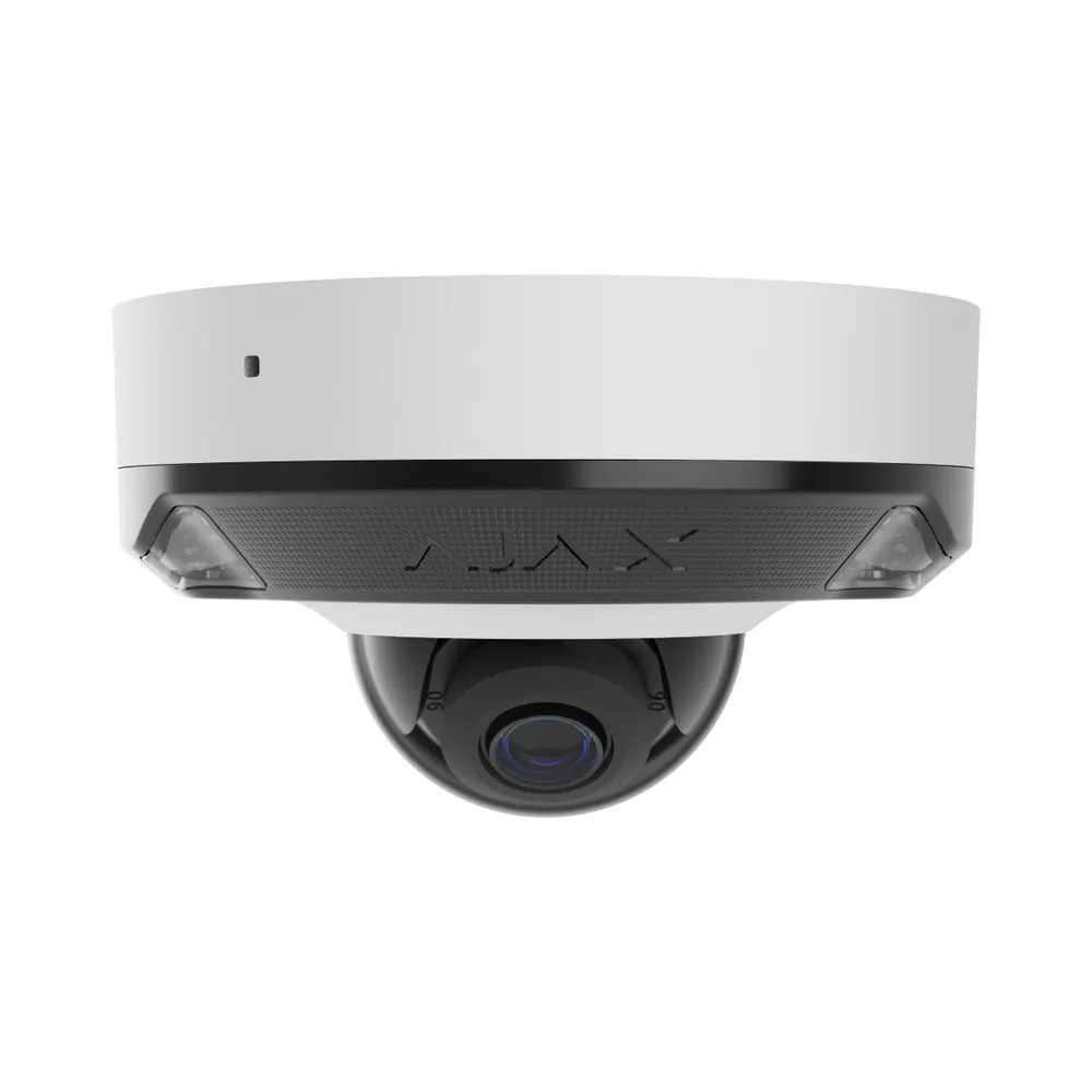 Ajax DomeCam Mini HL (8 Mp/2.8 mm) white IP відеокамера Ajax DomeCam Mini HL (8 Mp/2.8 mm) white IP відеокамера