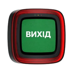 Ajax EN54 FireProtect (Sounder/VAD) black пожежний світлозвуковий "ВИХІД" Cповіщувач