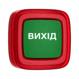 Ajax EN54 FireProtect (Sounder/VAD) red пожежний світлозвуковий "ВИХІД" Cповіщувач