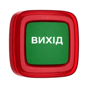 Ajax EN54 FireProtect (Sounder/VAD) red пожежний світлозвуковий "ВИХІД" Cповіщувач