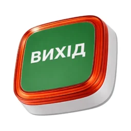 Ajax EN54 FireProtect (VAD) white пожежний світловий "ВИХІД" Cповіщувач