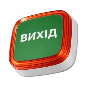 Ajax EN54 FireProtect (VAD) white пожежний світловий "ВИХІД" Cповіщувач