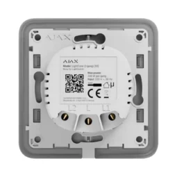 Ajax LightCore (2-gang) vertical Реле для вертикального двоклавішного вимикача