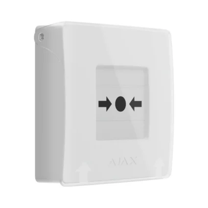 Ajax Manual Call Point (White) (8EU) ASP ручний бездротовий Сповіщувач