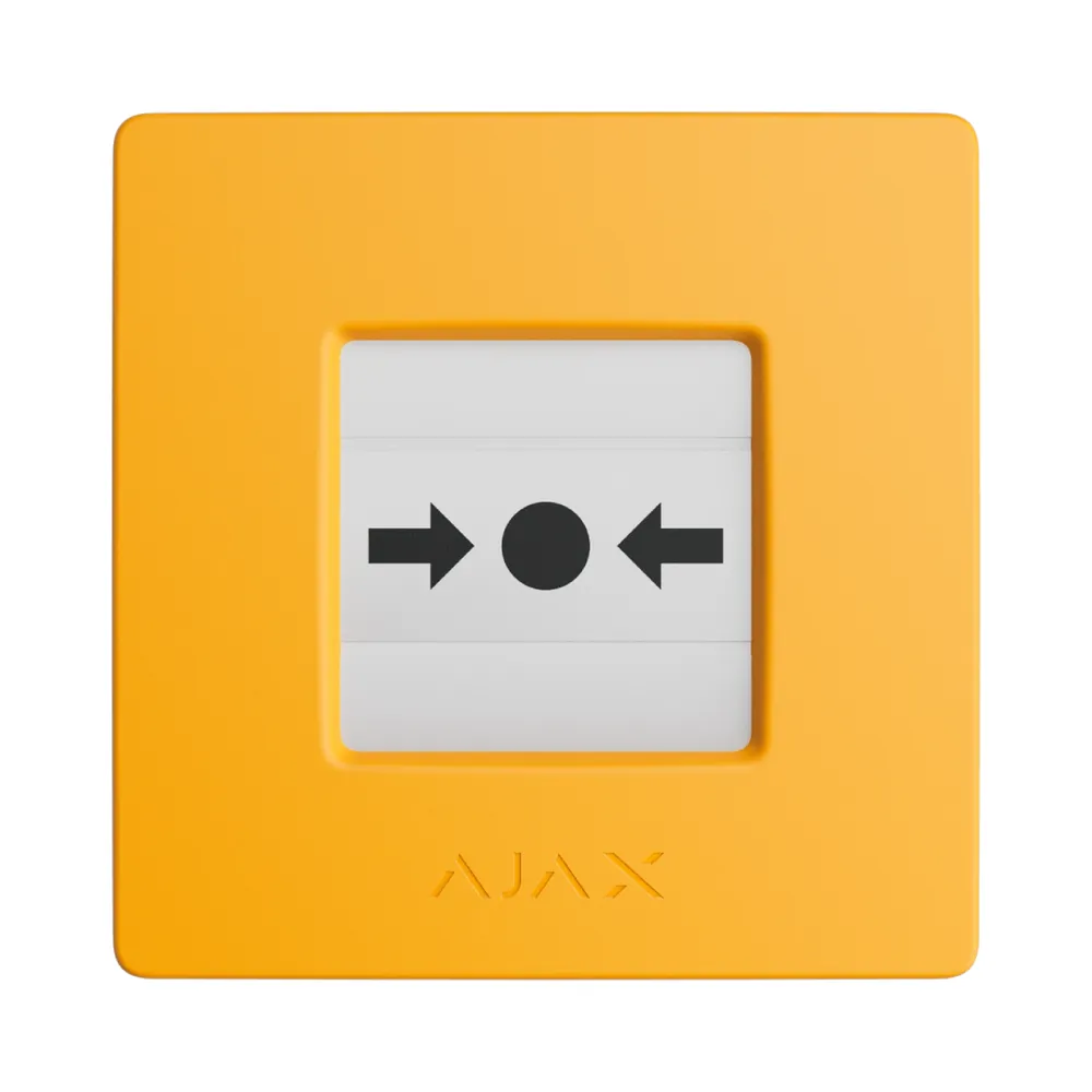 Ajax Manual Call Point (Yellow) ручний бездротовий Сповіщувач Ajax Manual Call Point (Yellow) ручний бездротовий Сповіщувач