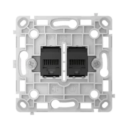 Ajax OutletCore (LAN) vertical black Механізм інтернет розетки