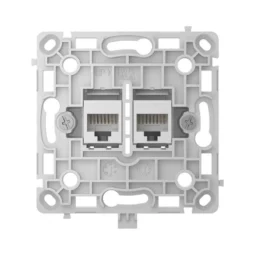 Ajax OutletCore (LAN) white Механізм інтернет розетки