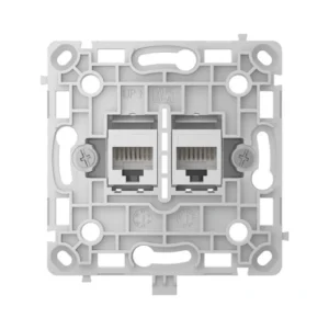 Ajax OutletCore (LAN) white Механізм інтернет розетки