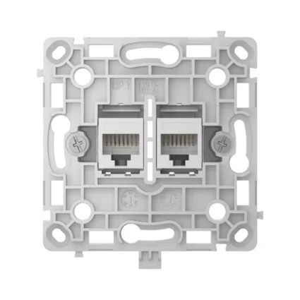 Ajax OutletCore (LAN) white Механізм інтернет розетки