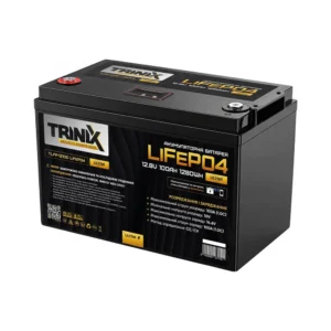 Акумуляторна батарея літій-залізо-фосфатна 12.8В 100А*год Trinix TLFP-12100 Ultra LiFePO4 з Bluetooth (Black)