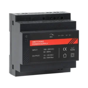 DR12060-02 12V/5A Блок живлення на DIN рейку