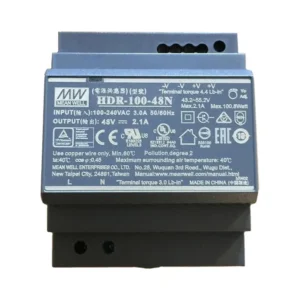 HDR-100-48N (48B 2.09А для монтажа на DIN рейку) Блок живлення MeanWell