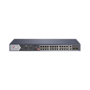 Hikvision DS-3E0528HP-E Hi-PoE Комутатор 24 порти некерований