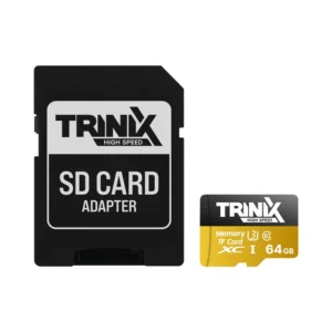 Карта пам’яті Trinix 64GB miсroSDXC з SD-адаптером U3 V30 A1