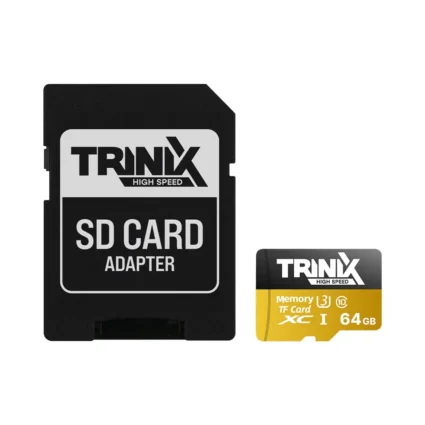 Карта пам’яті Trinix 64GB miсroSDXC з SD-адаптером U3 V30 A1