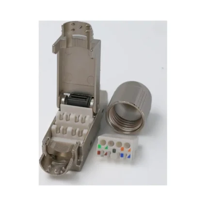 Конектор RJ45 STP кат. 8, екранований, безінструментальний