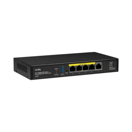 Контролер точок доступу AP / гігабітний VPN-маршрутизатор Cudy C200P з 4 портами PoE+