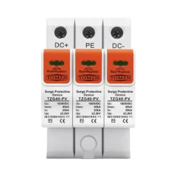 Обмежувач напруги TOMZN TZG40-PV 3P 1000V DC під DIN-рейку