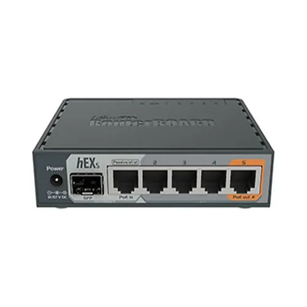 MikroTik hEX S (RB760iGS) 5-портовий маршрутизатор MikroTik 22803 MikroTik hEX S (RB760iGS) 5-портовий маршрутизатор