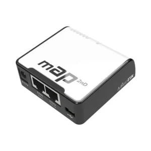 MikroTik mAP (RBmAP2nD) 2.4GHz Wi-Fi точка доступу з 2-портами Ethernet для домашнього використання