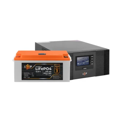 Комплект резервного живлення LP (LogicPower) ДБЖ + літієва (LiFePO4) батарея (UPS B1500 + АКБ LiFePO4 2944W)